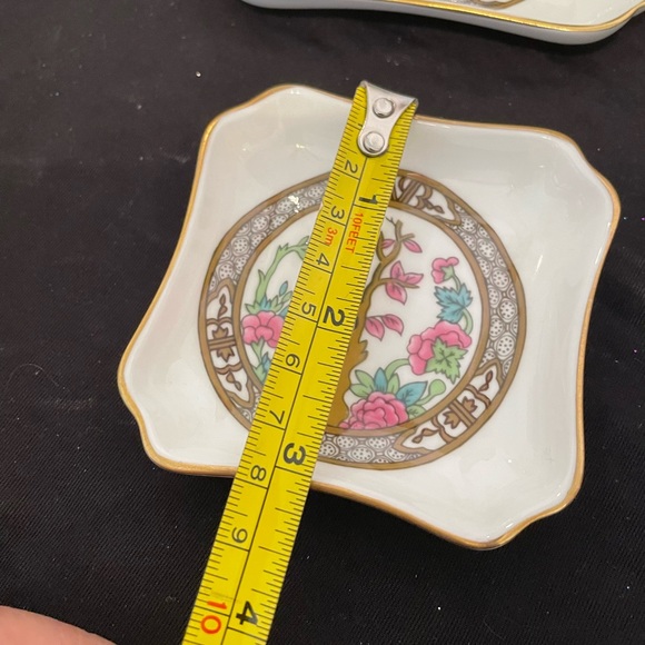 Set Of Two (2) “Indian Tree” Coalport w/ Gold Trim Pin Dishes - Picture 6 of 10